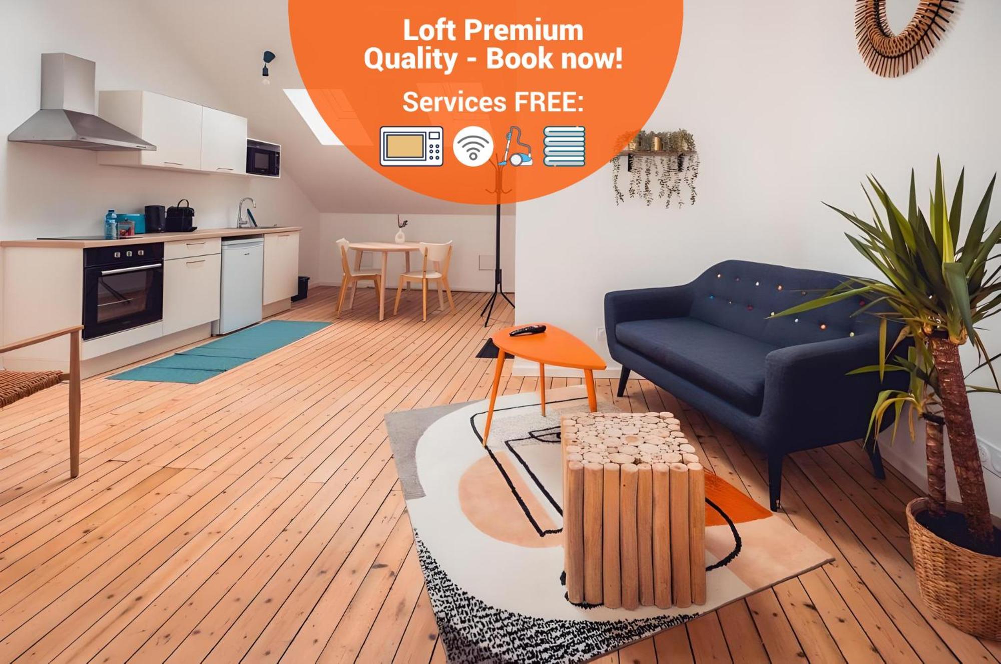 Loft Lumineux Tres Spacieux - Parking Gratuit Châteauroux Exterior foto